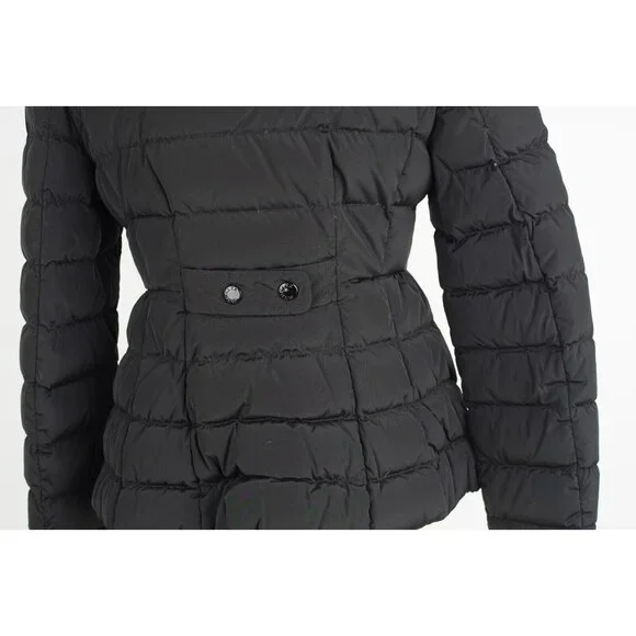 Moncler Neva Stretch Padded Down Jacket Black SZ 1/Small